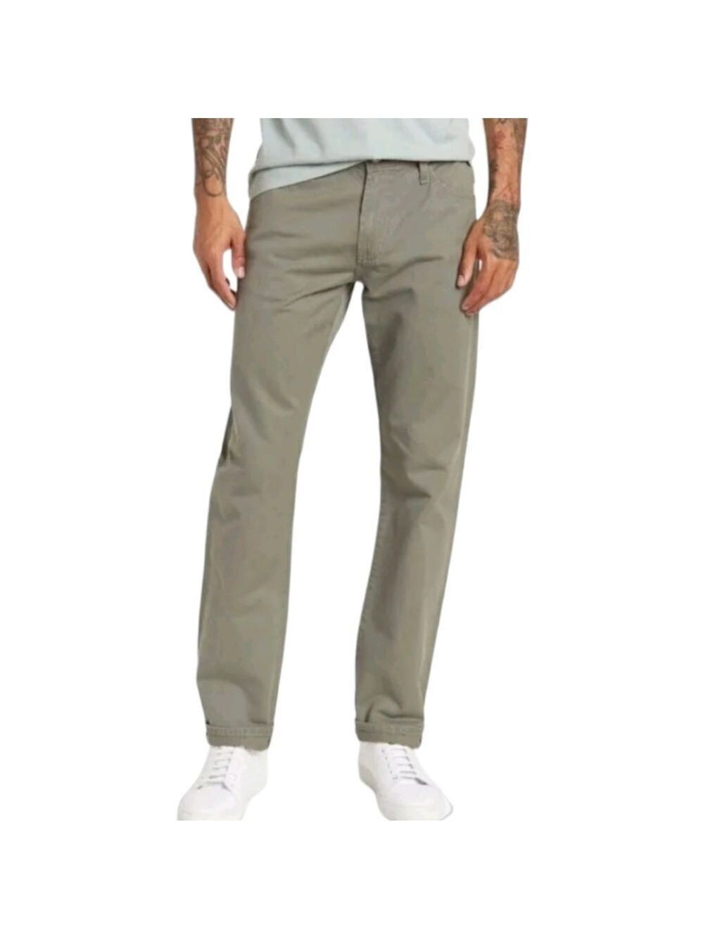 AG Adriano Goldschmied The Graduate Tailored Leg Cypress Green Jeans 32R